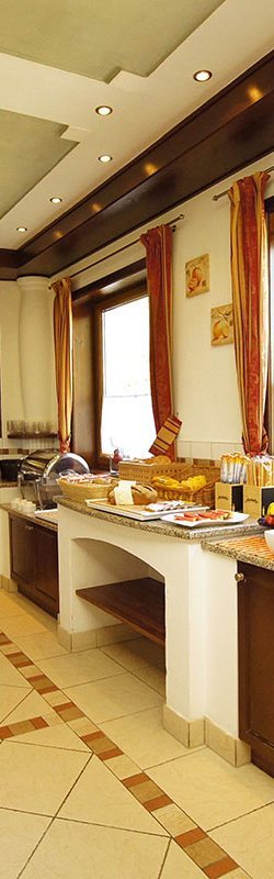Frühstücksbuffet im Apart-Hotel Panorama in Flachau